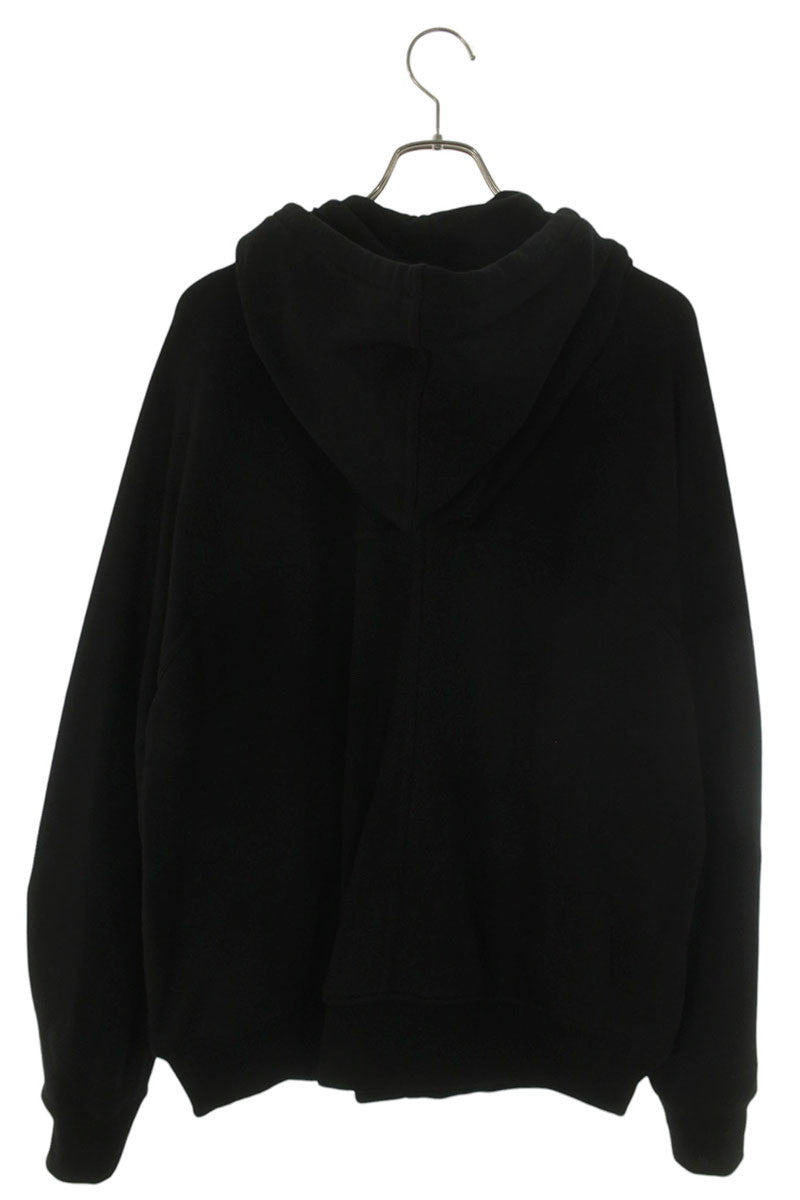 Rick Owens Cotton Zip-Up Hoodie Black Size M