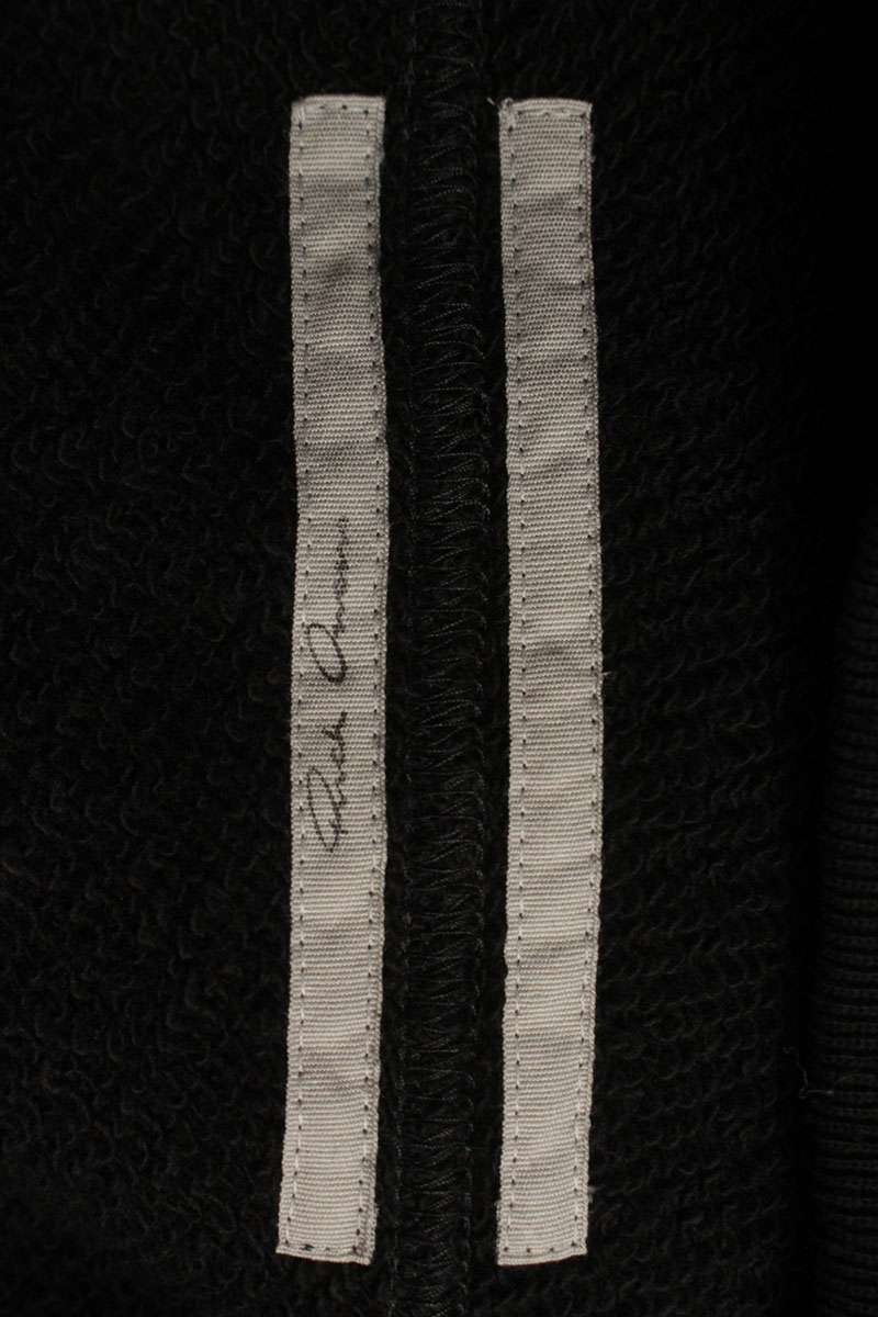 Rick Owens Cotton Zip-Up Hoodie Black Size M
