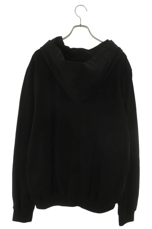 Rick Owens Cotton Drawcord Pullover Hoodie Black Size XL