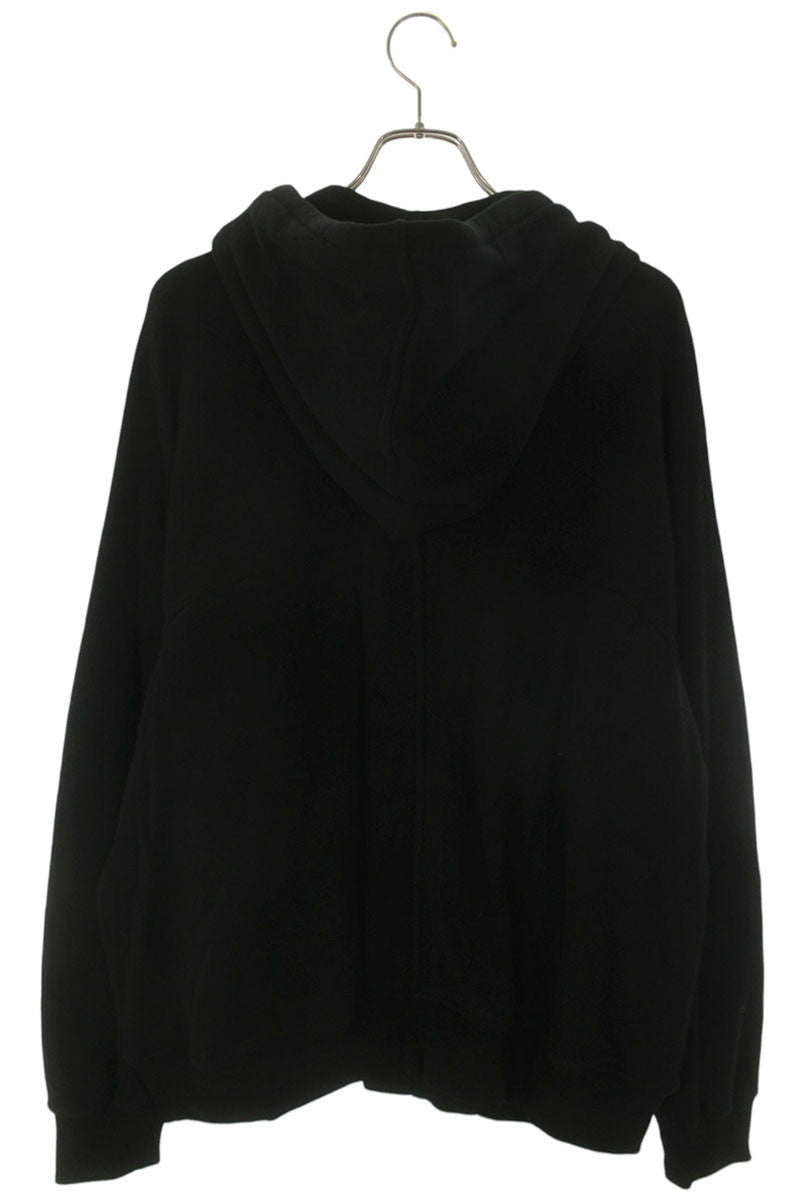 Rick Owens 26SS Cotton Zip-Up Hoodie Black Size L