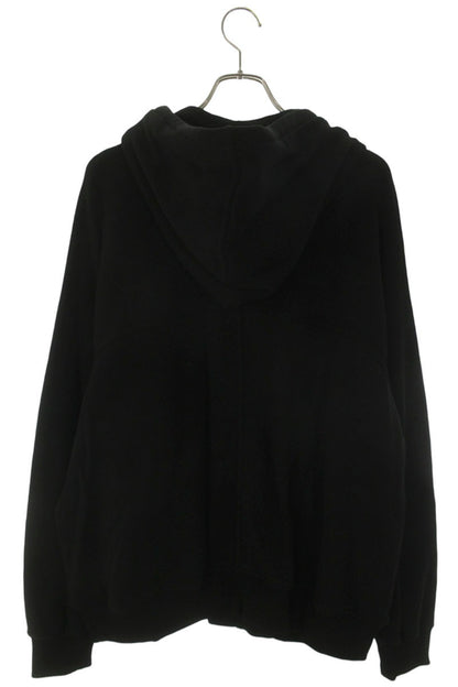 Rick Owens 26SS Cotton Zip-Up Hoodie Black Size L