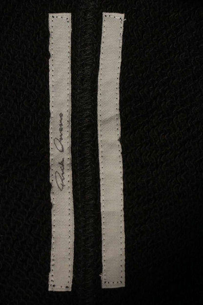 Rick Owens 26SS Cotton Zip-Up Hoodie Black Size L