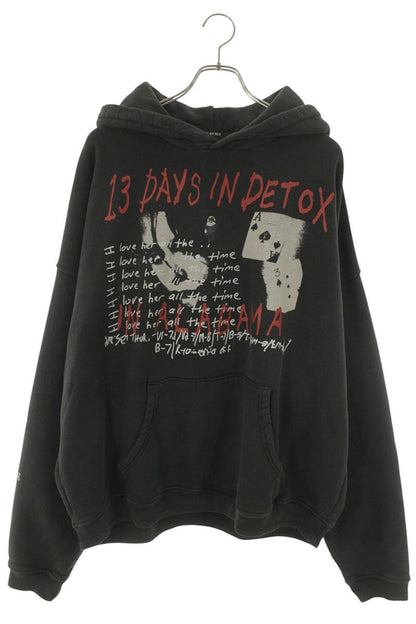ENFANTS RICHES DEPRIMES 26SS Graphic Hoodie Black Size XL