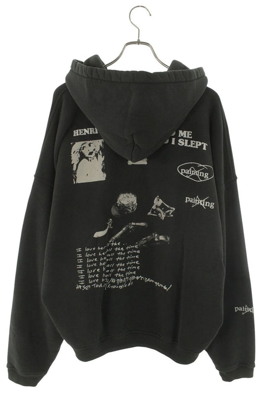 ENFANTS RICHES DEPRIMES 26SS Graphic Hoodie Black Size XL