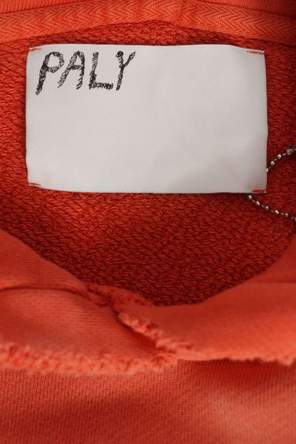 Paly Hollywood 26SS Paint Distressed Hoodie Red Size M