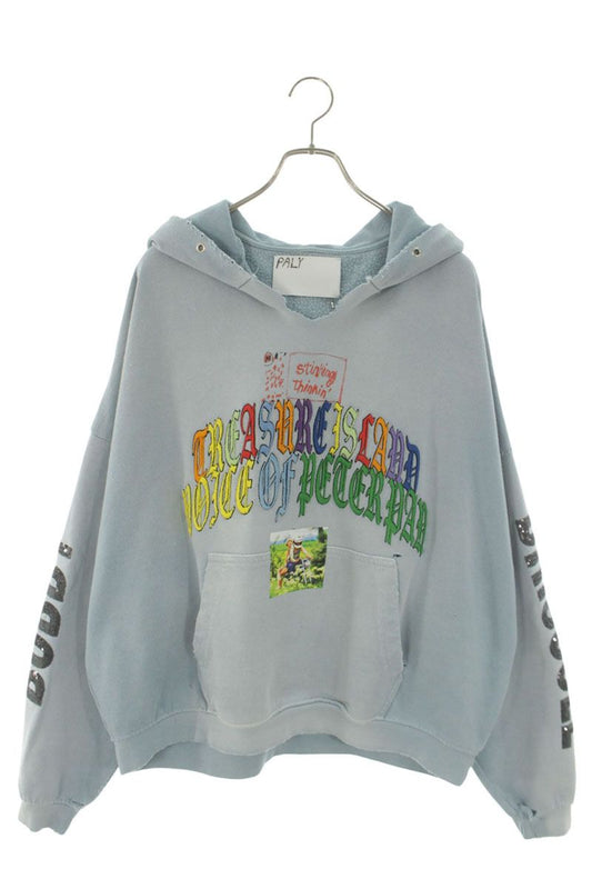 Paly Hollywood 26SS Photo Print Embroidered Blue Size M