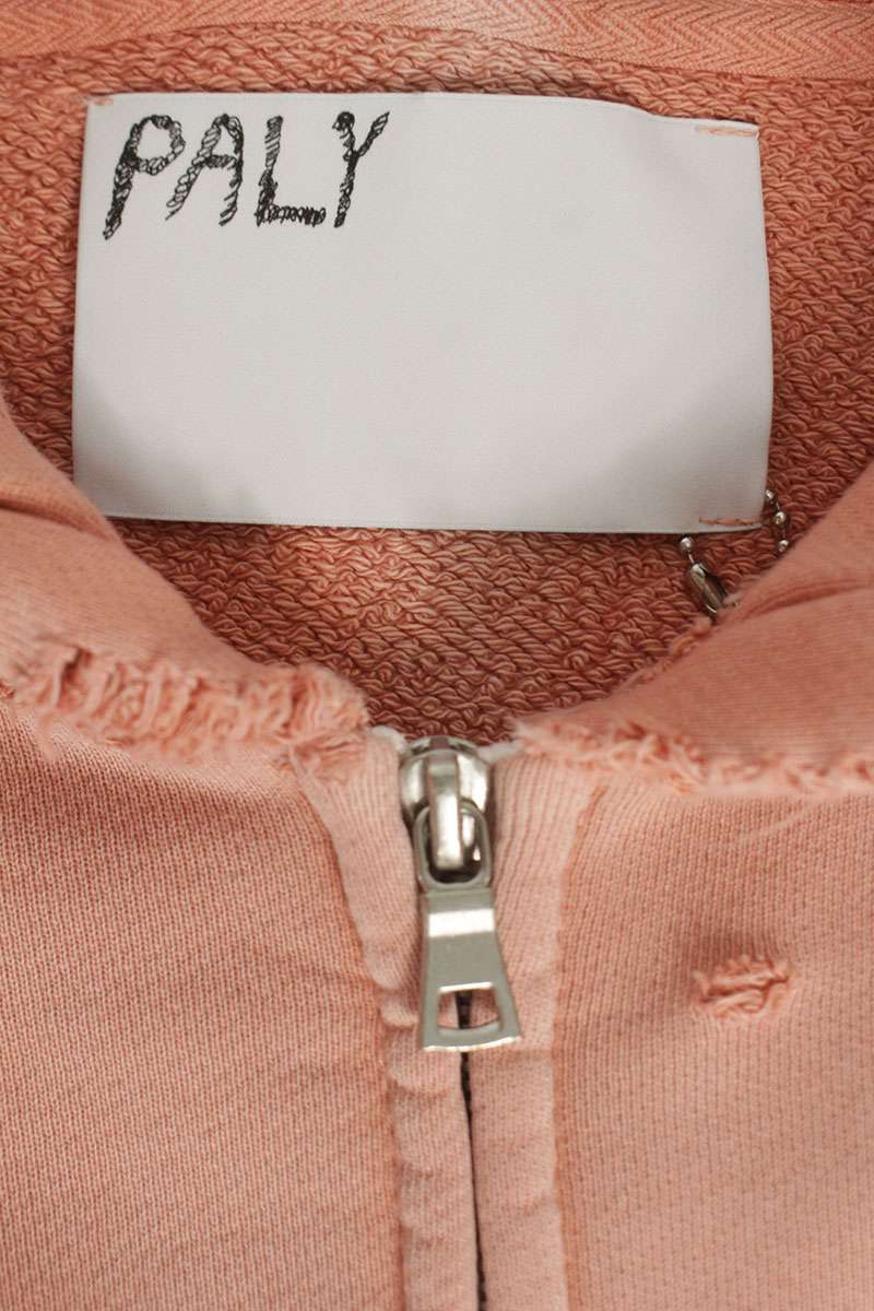 Paly Hollywood 26SS Patch Zip-Up Hoodie Pink Size XS