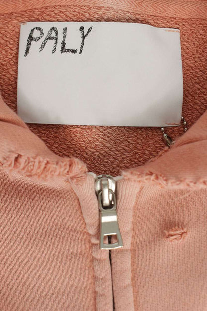 Paly Hollywood 26SS Patch Zip-Up Hoodie Pink Size XS