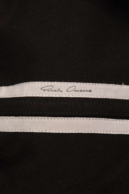 Rick Owens Cotton Zip-Up Hoodie Black Size L