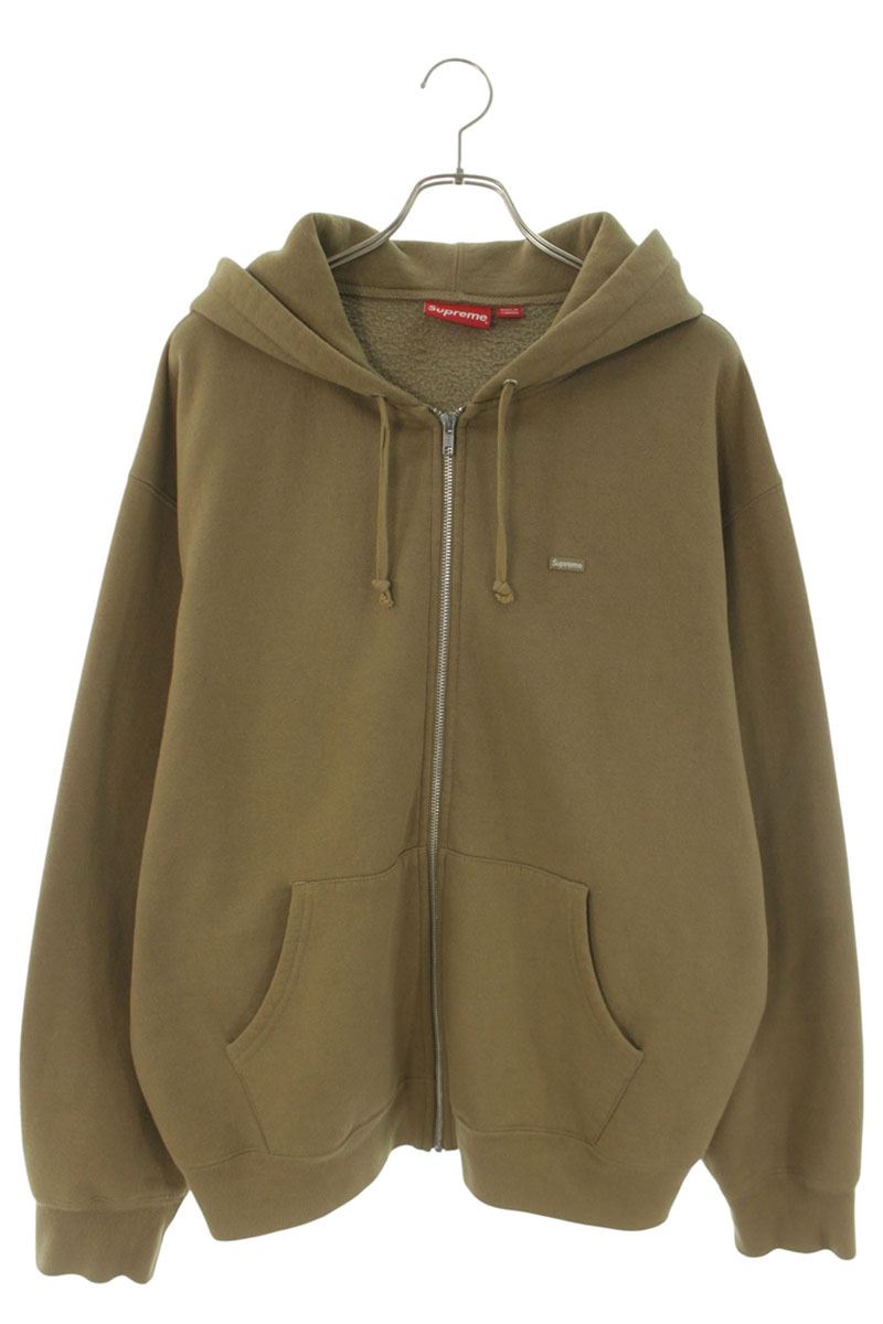 SUPREME 23AW Small Box Zip Up Hooded Sweatshirt Size L