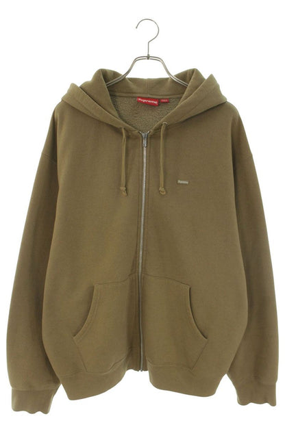 SUPREME 23AW Small Box Zip Up Hooded Sweatshirt Size L