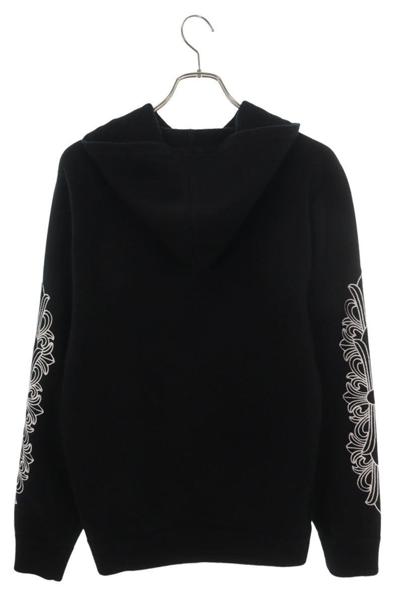Chrome Hearts U LIFE SENTENCE Cashmere Floral Hoodie Size M