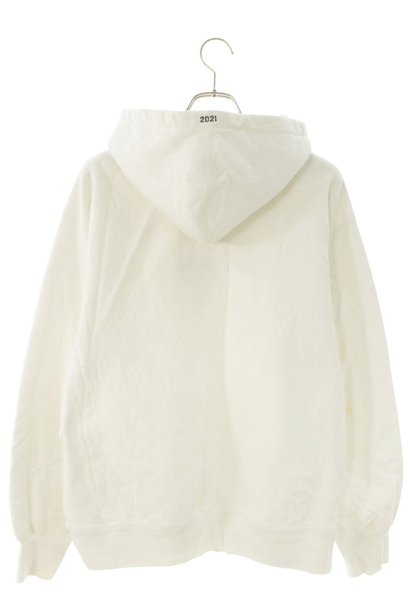 SUPREME Box Logo Hoodie White Size M