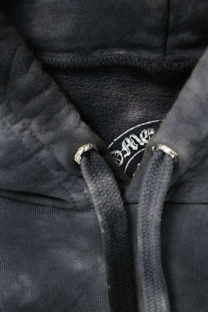 Chrome Hearts Tie-Dye Horseshoe Print Hoodie Black Size XL