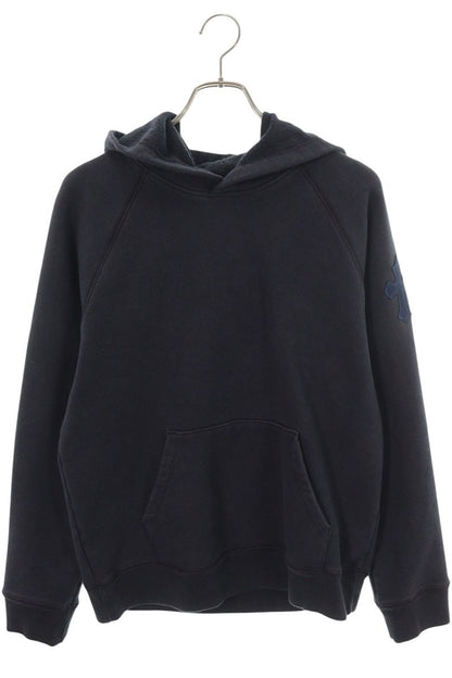 Chrome Hearts HD PLVR GYN U PAPER JAM Navy Hoodie Size S