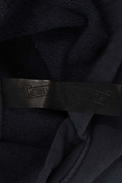 Chrome Hearts HD PLVR GYN U PAPER JAM Navy Hoodie Size S