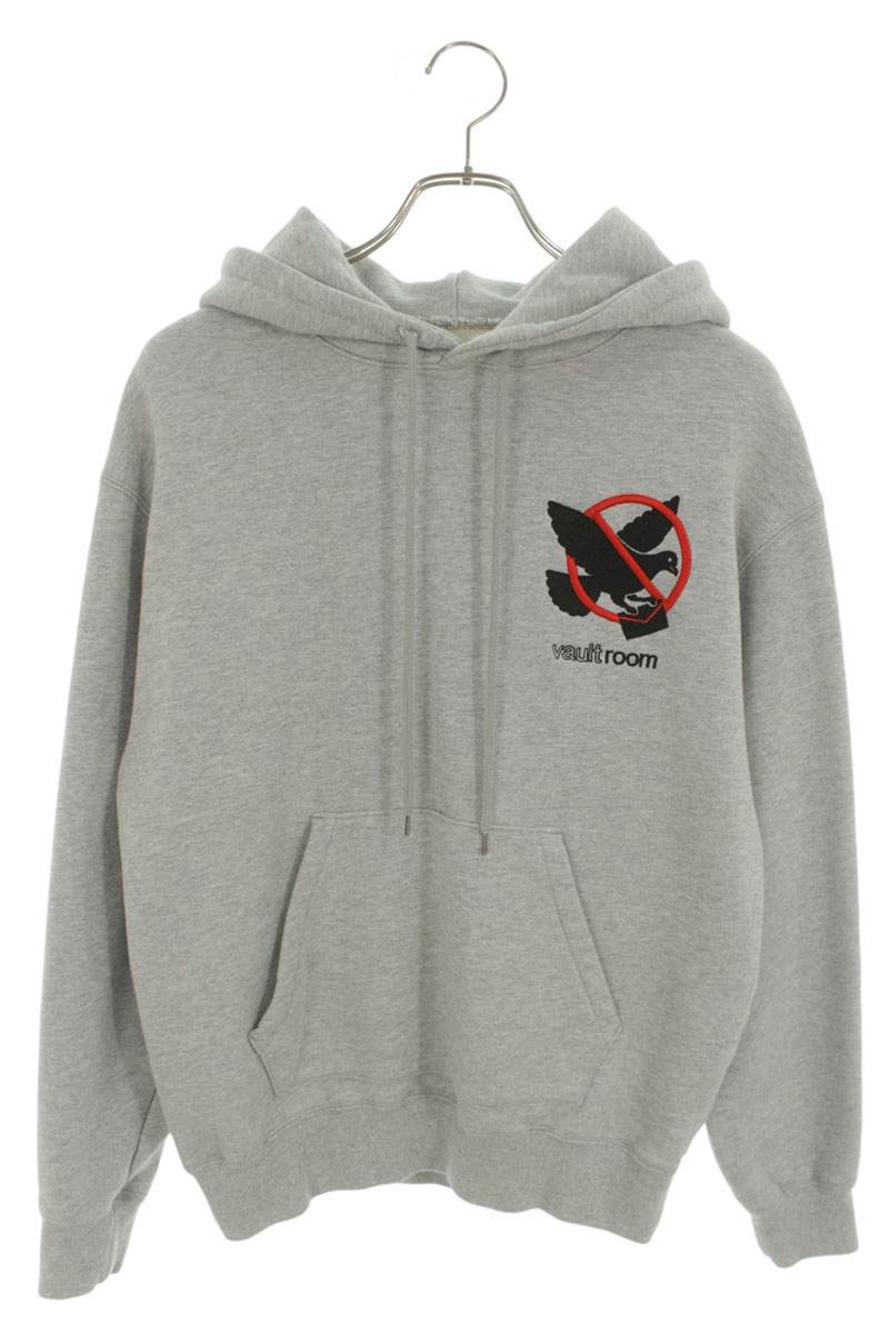 vault room Peaceful Graphic Cotton Hoodie Gray Size M
