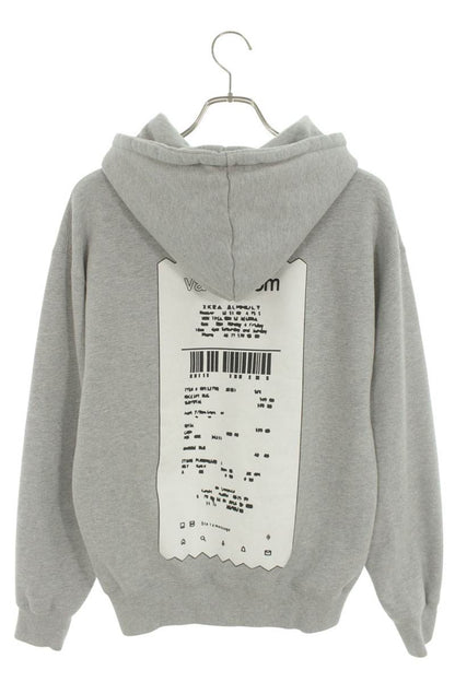 vault room Peaceful Graphic Cotton Hoodie Gray Size M