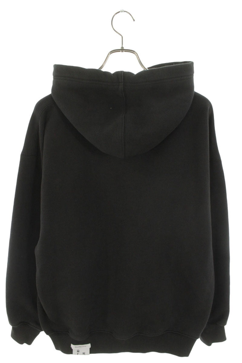 Champion x WTAPS Logo Embroidered Hoodie Black Size L