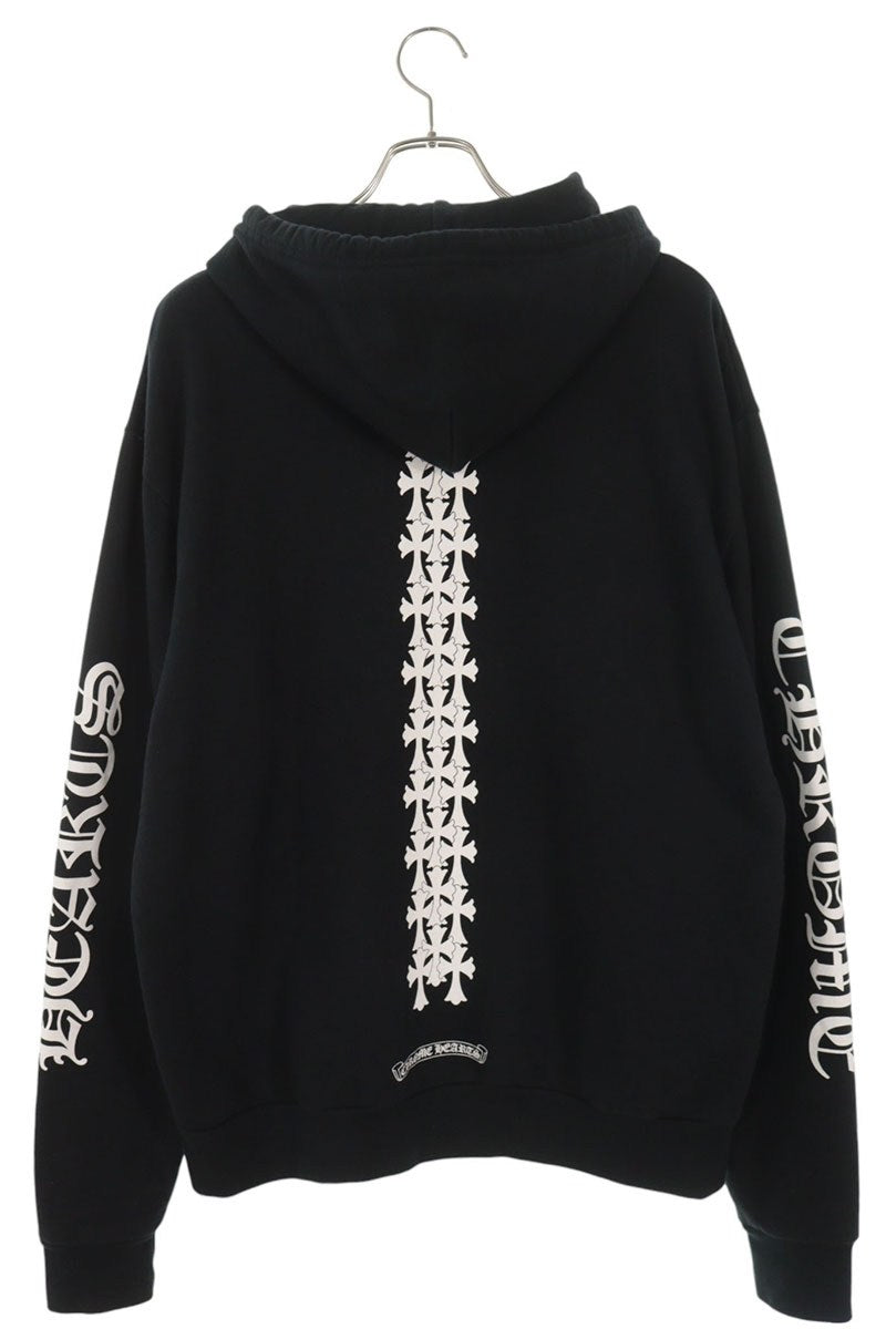 Chrome Hearts SWTSHRT PLV Cemetery Print Hoodie Black Size S
