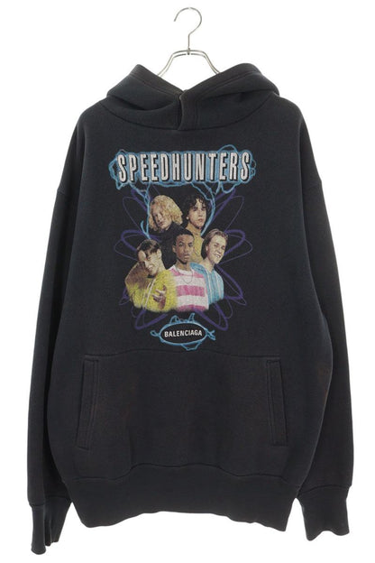 BALENCIAGA 19AW Speedhunters Pullover Hoodie Black Size XS