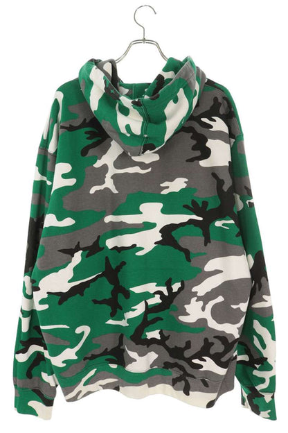 SUPREME 25AW Small Box Camo Zip Hoodie Green Size XL