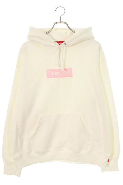 SUPREME 25AW Box Logo Hoodie White Pink Size L