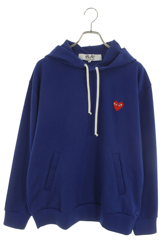 PLAY COMME des GARCONS AD2024 Polyester Hoodie Blue Size XL
