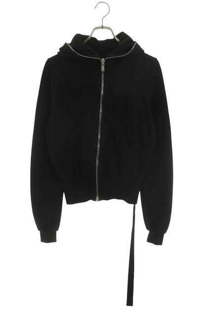 DRKSHDW GIMP Zip-Up Cropped Cotton Hoodie Black Size S