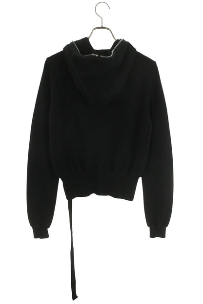 DRKSHDW GIMP Zip-Up Cropped Cotton Hoodie Black Size S