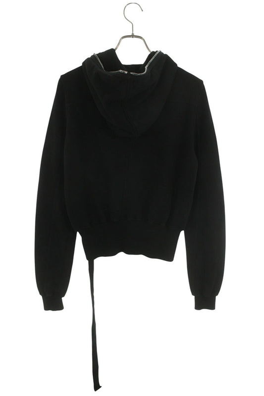DRKSHDW GIMP Zip-Up Cropped Cotton Hoodie Black Size S