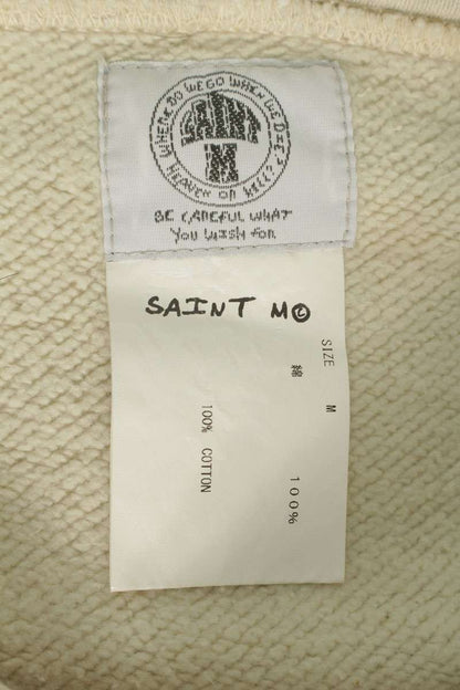 SAINT MICHAEL 21SS Graphic Distressed Hoodie Off Size M