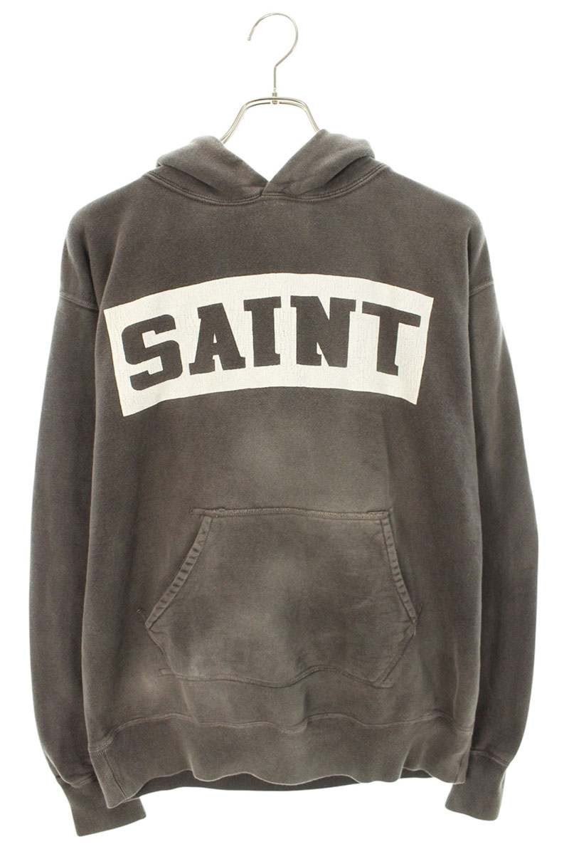 SAINT MICHAEL 21AW Logo Print Spanner Distressed Size M