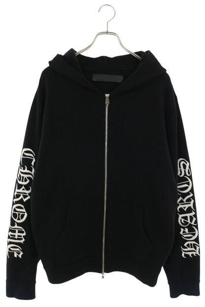 Chrome Hearts U LIFE SENTENCE Cashmere Zip Hoodie Size L