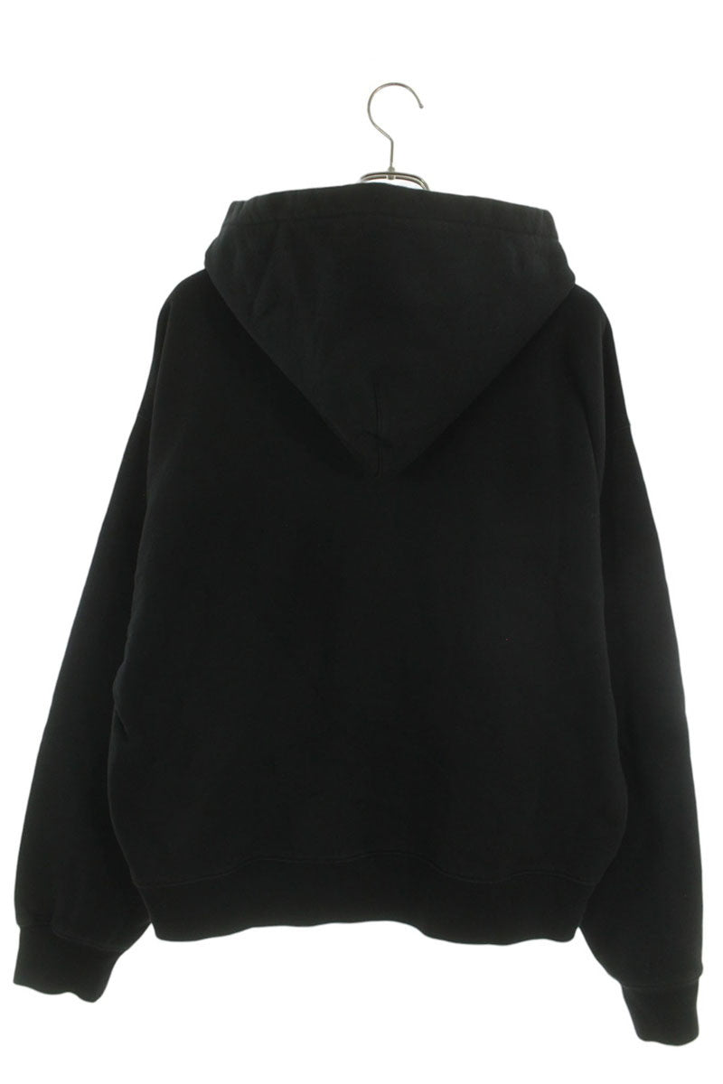 NIKE x STUSSY Logo Zip-Up Hoodie Black Size M