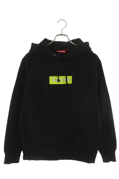 SUPREME 17AW Box Logo Pullover Hoodie Black Size M