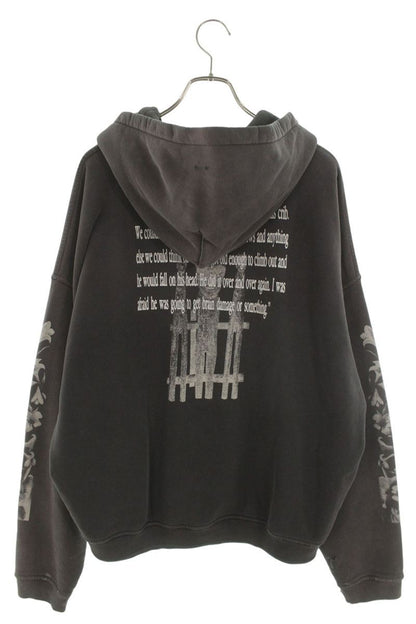 ENFANTS RICHES DEPRIMES 26SS Head Against Bars Hoodie Size L