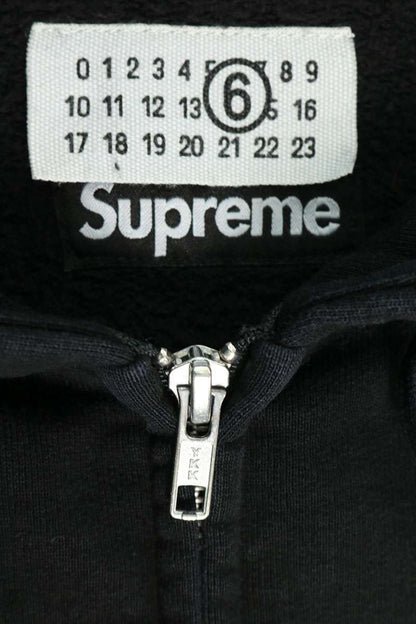 SUPREME Box Logo Zip Up Hooded Sweatshirt Black Size M