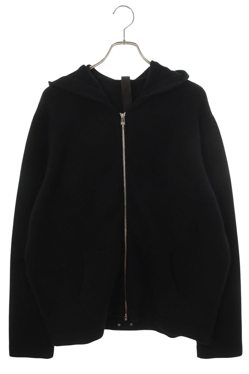 Chrome Hearts SAILIN ON ZIP HD Cemetery Patch Hoodie Size L