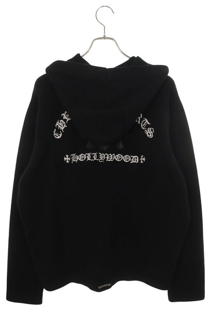Chrome Hearts SAILIN ON ZIP HD Cemetery Patch Hoodie Size L