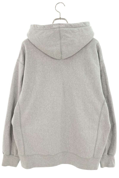 SUPREME S Logo Cotton Blend Hoodie Gray Size L