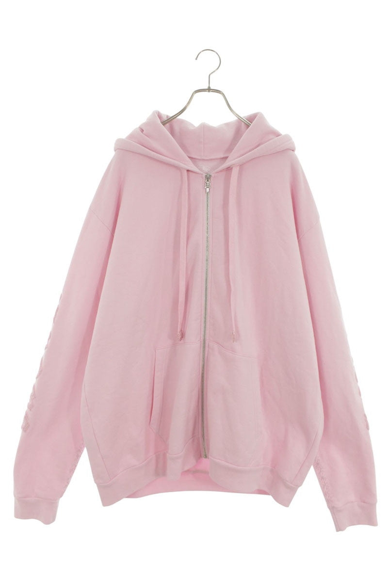 Chrome Hearts Vine Dagger Bead Hoodie Pink Size XL