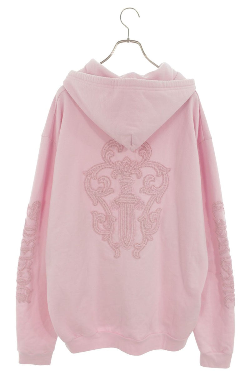Chrome Hearts Vine Dagger Bead Hoodie Pink Size XL
