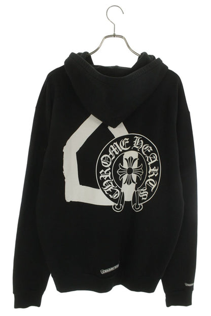 Chrome Hearts DSMG Exclusive Logo Zip Hoodie Black Size M
