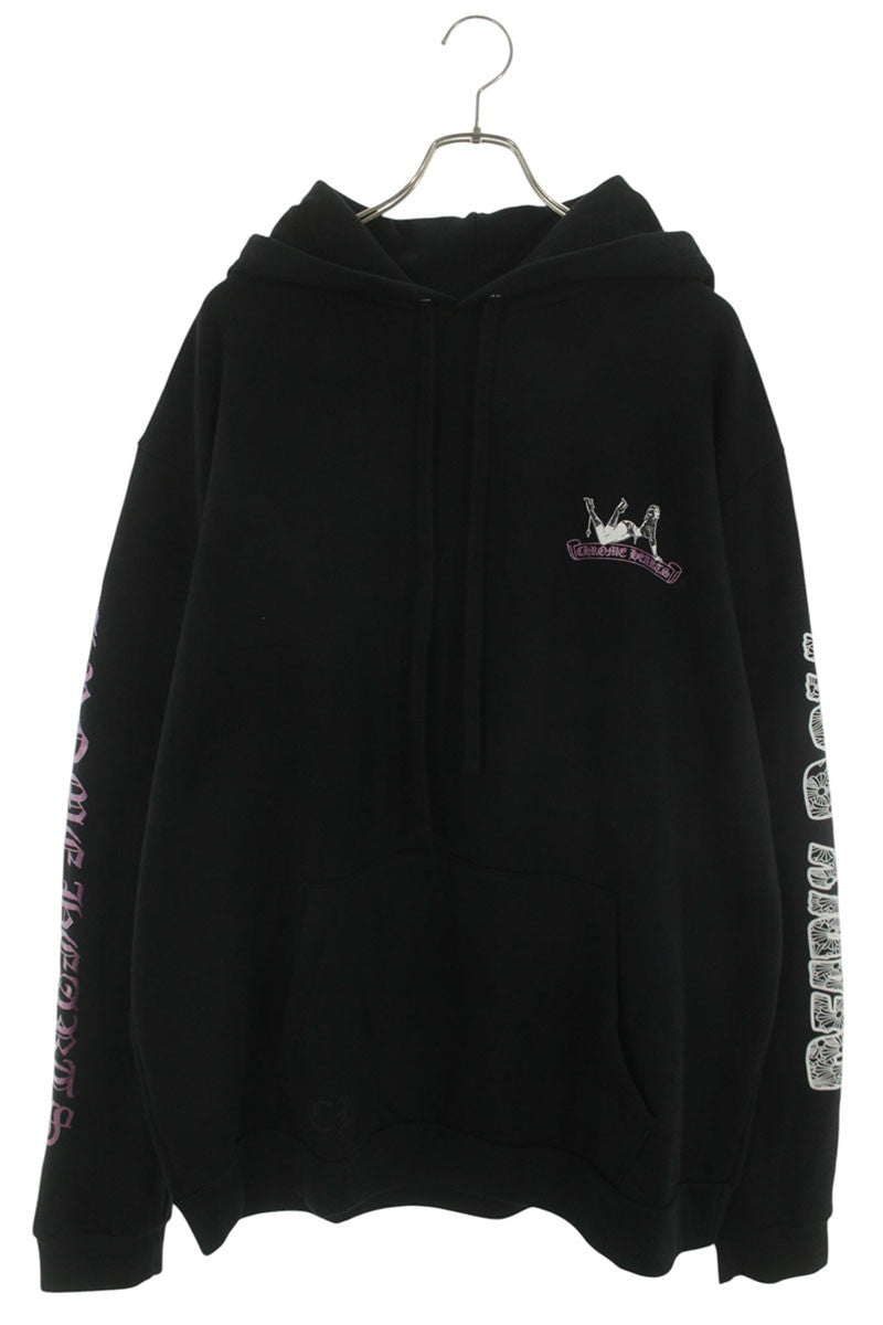 Chrome Hearts DEADLY DOLL Back Print Pullover Hoodie Size XL