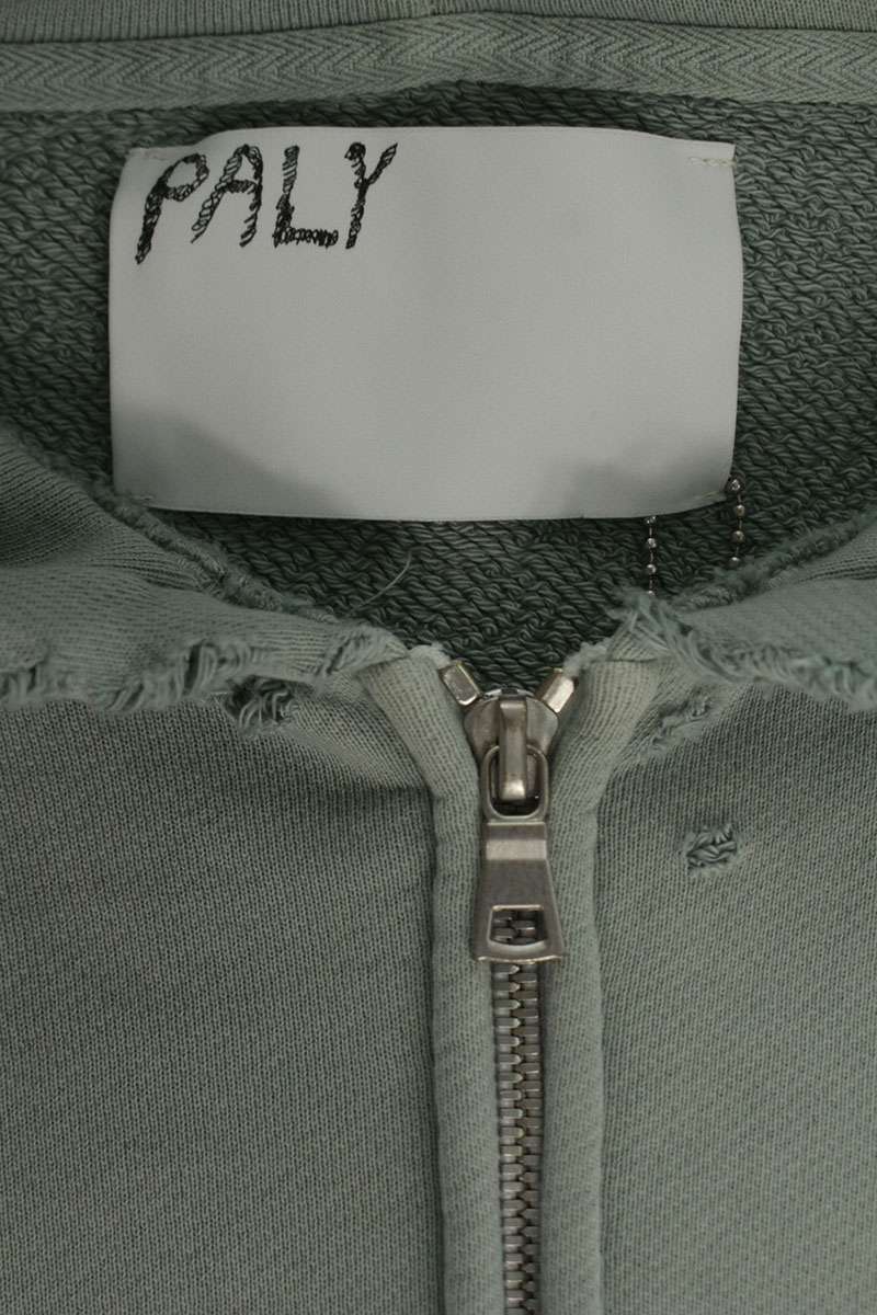 Paly Hollywood ALTA CIENEGA ZIP HOODIE Patch Green Size M