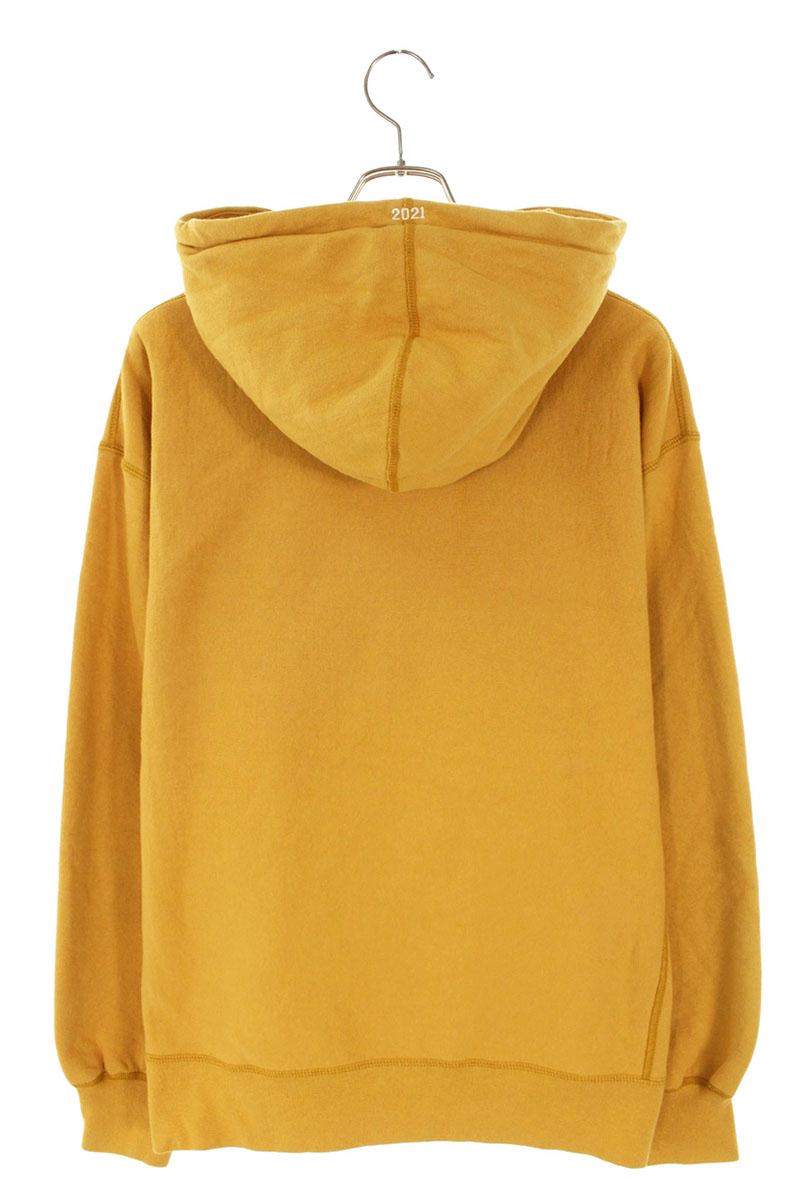 SUPREME 21AW Box Logo Hoodie Yellow Size L