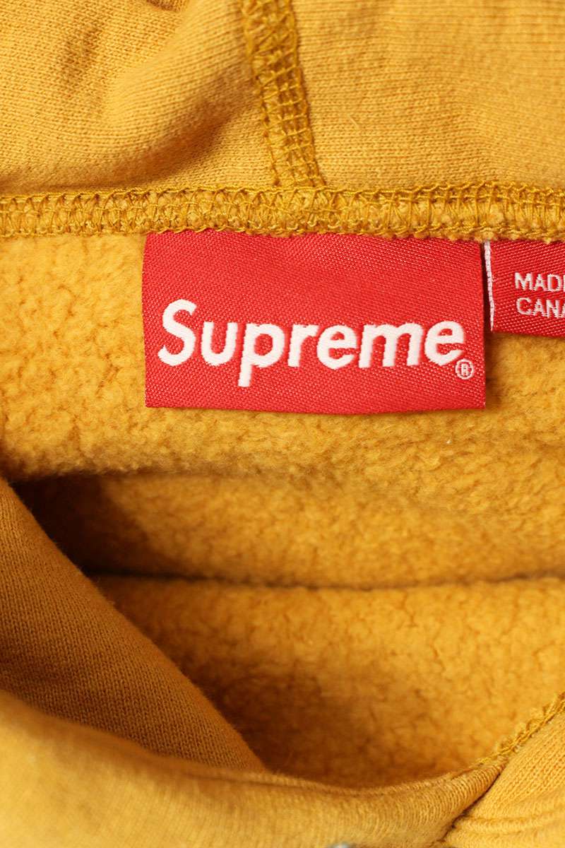 SUPREME 21AW Box Logo Hoodie Yellow Size L