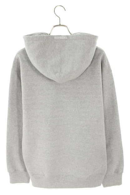 SUPREME 22AW S Logo Embroidered Hoodie Gray Size L