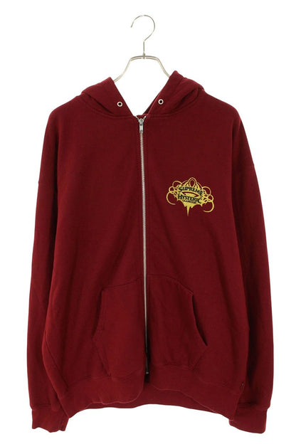 SUPREME 21SS Zip Up Hooded Sweatshirt Red Size XL